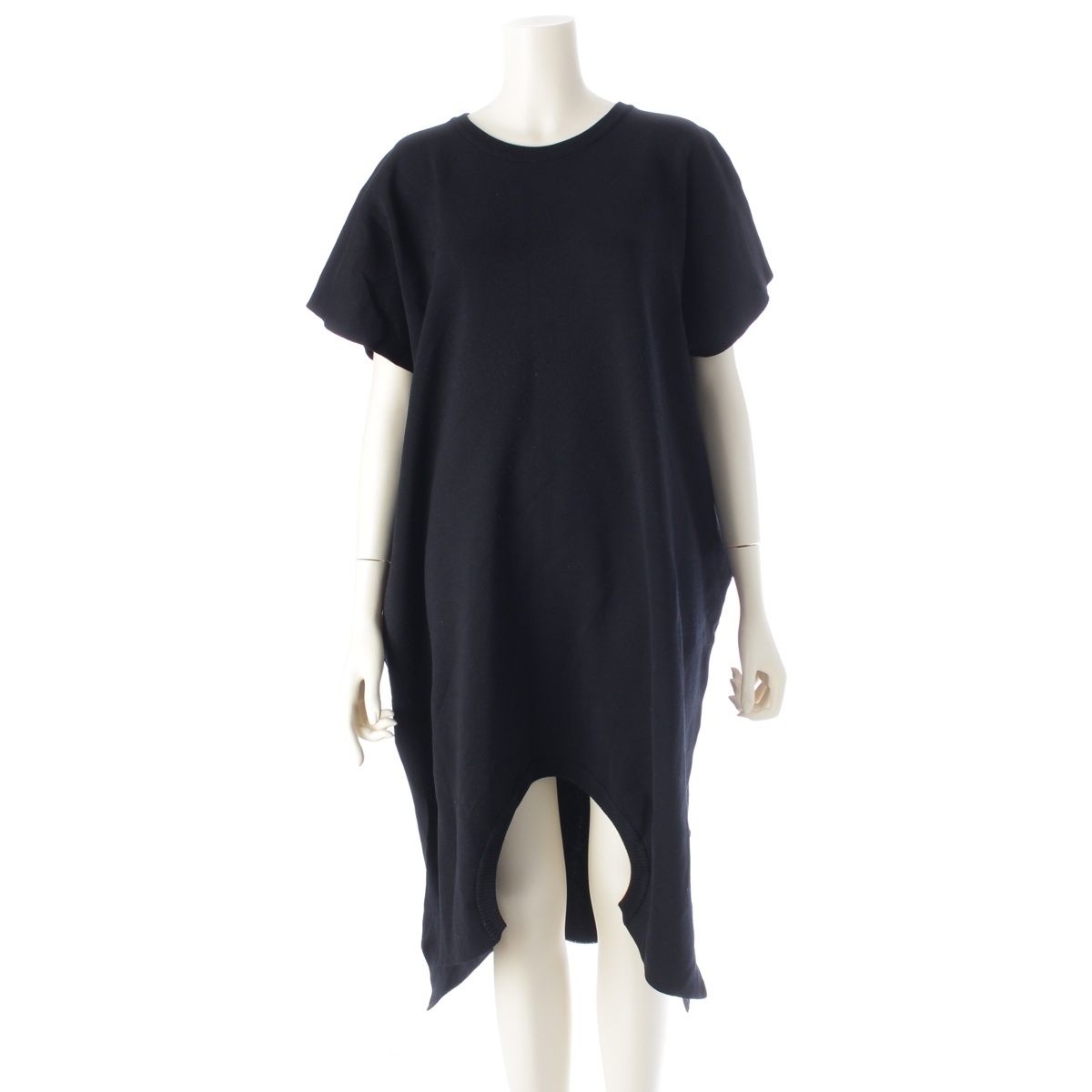 イッセイミヤケ 21 AW 2021 FOAM KNIT アセテートナイロン 変形 ワンピース ロング ブラック 2