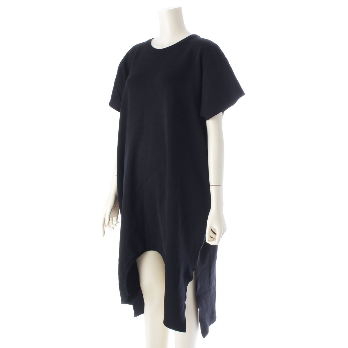 イッセイミヤケ 21 AW 2021 FOAM KNIT アセテートナイロン 変形 ワンピース ロング ブラック 2