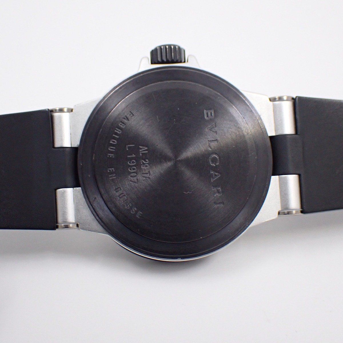 訳あり品】ブルガリ アルミニウム クォーツ レディース 腕時計