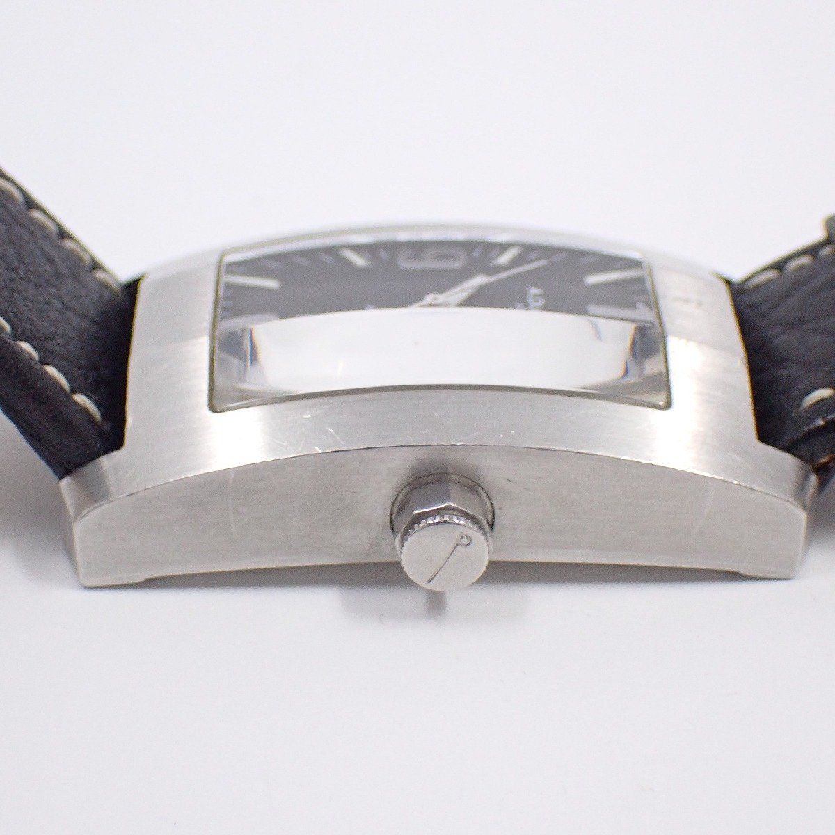 ダンヒル ダンヒリオン 自動巻き メンズ 腕時計 カットガラス 黒文字盤