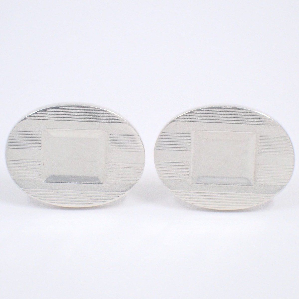 極美品✨ティファニー エターナルサークル カフス カフリンクス シルバー925 TIFFANY＆Co. ティファニー オーバル ストライプ カフス カフリンクス