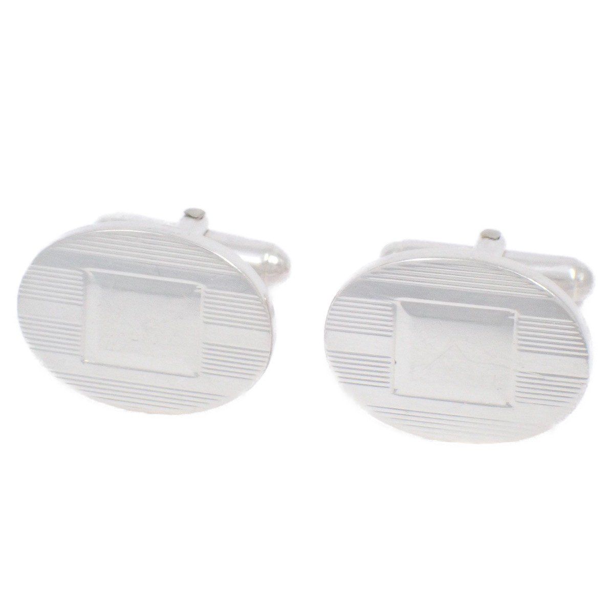 TIFFANY＆Co. ティファニー オーバル ストライプ カフス カフリンクス