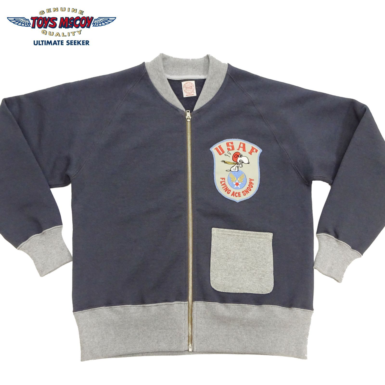トイズマッコイ TMC2551 C-2 スウェット TOYS McCOY スヌーピー USAF 