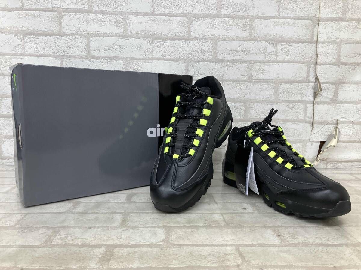 NIKE AIR MAX 95 BIG BUBBLE SE IM 8063 010 ナイキ エアー マックス ビッグ バブル スニーカー メンズ ブラック ライムイエロー size 27 5 cm