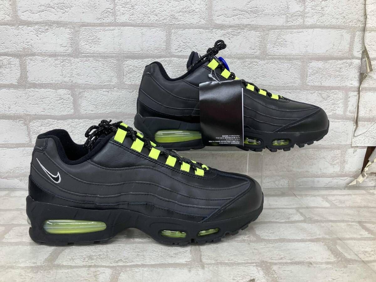 NIKE AIR MAX 95 BIG BUBBLE SE IM 8063 010 ナイキ エアー マックス ビッグ バブル スニーカー メンズ ブラック ライムイエロー size 27 5 cm