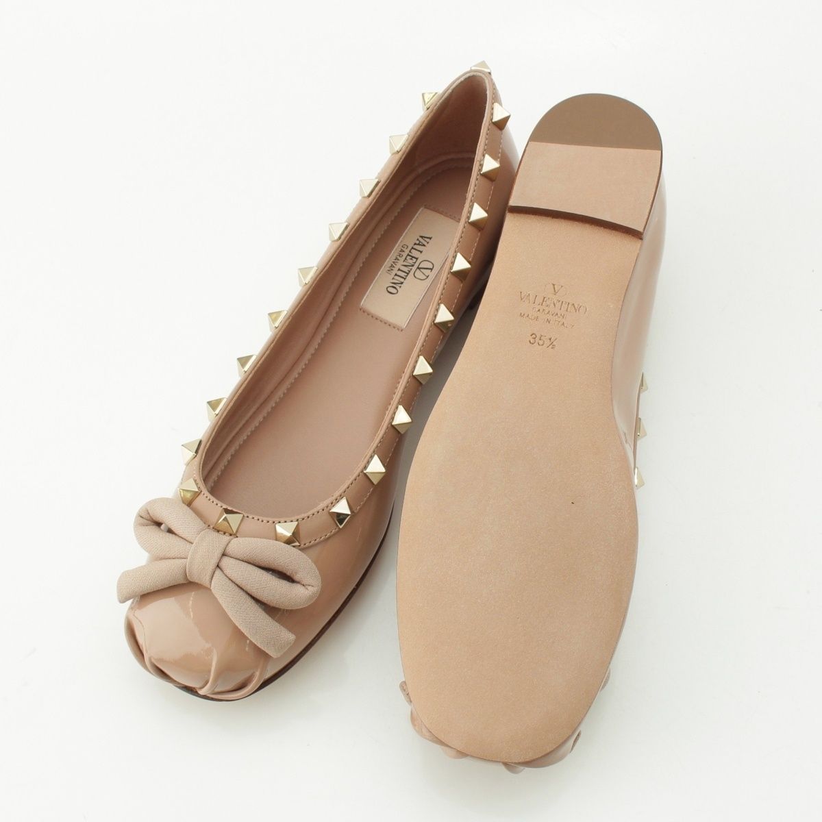 ヴァレンティノ バレリーナ ロックスタッズ パンプス シューズ