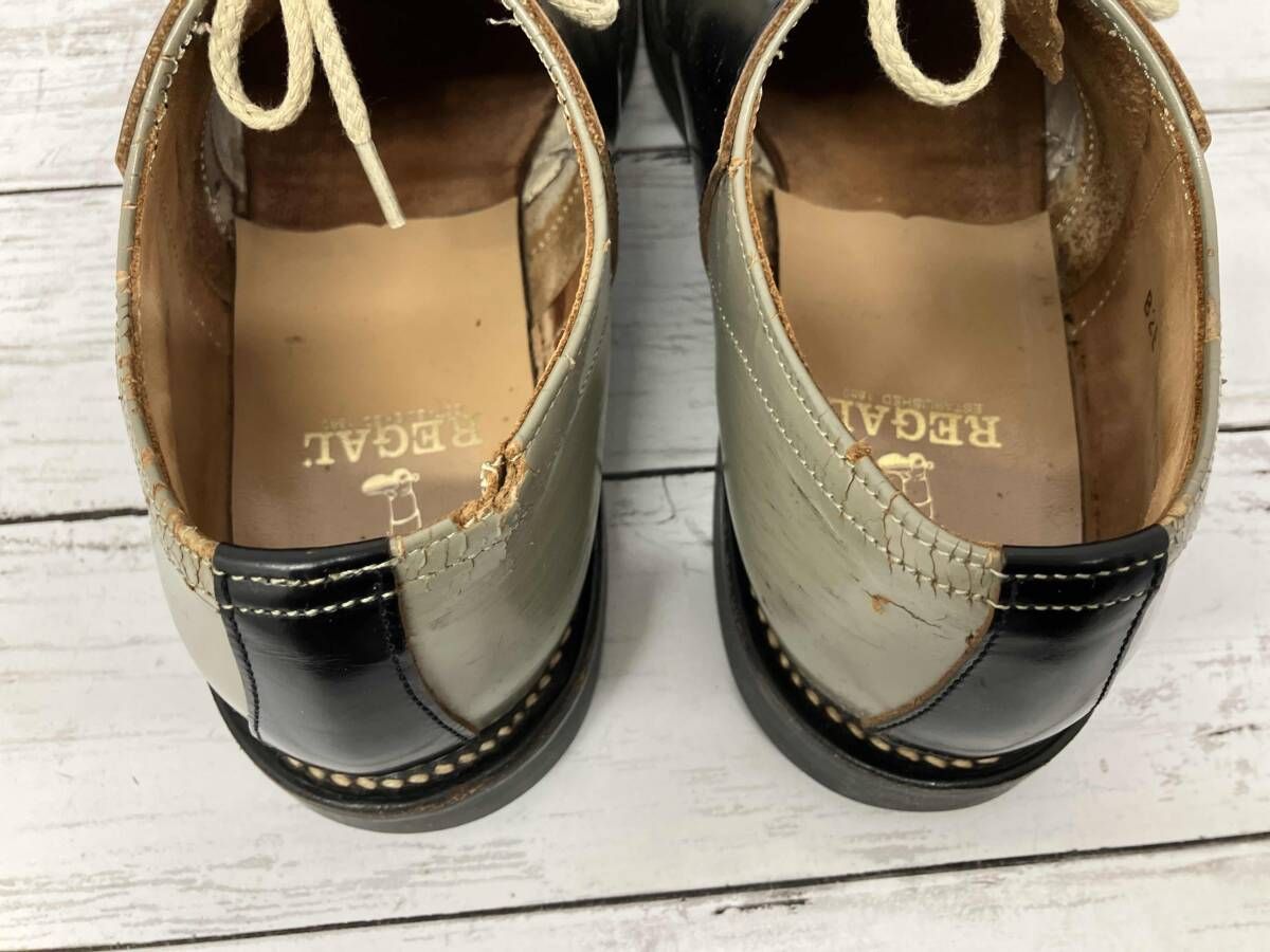 REGAL／サドルシューズ／グレー／ブラック／26cm - メルカリ