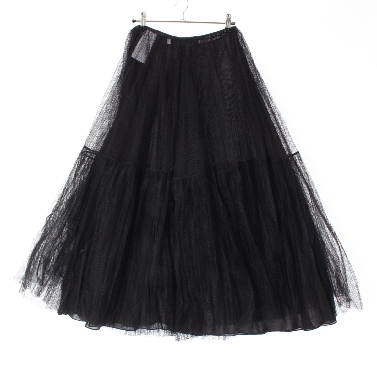 クリスチャンディオール ポリアミド シルク メッシュ チュール ロング