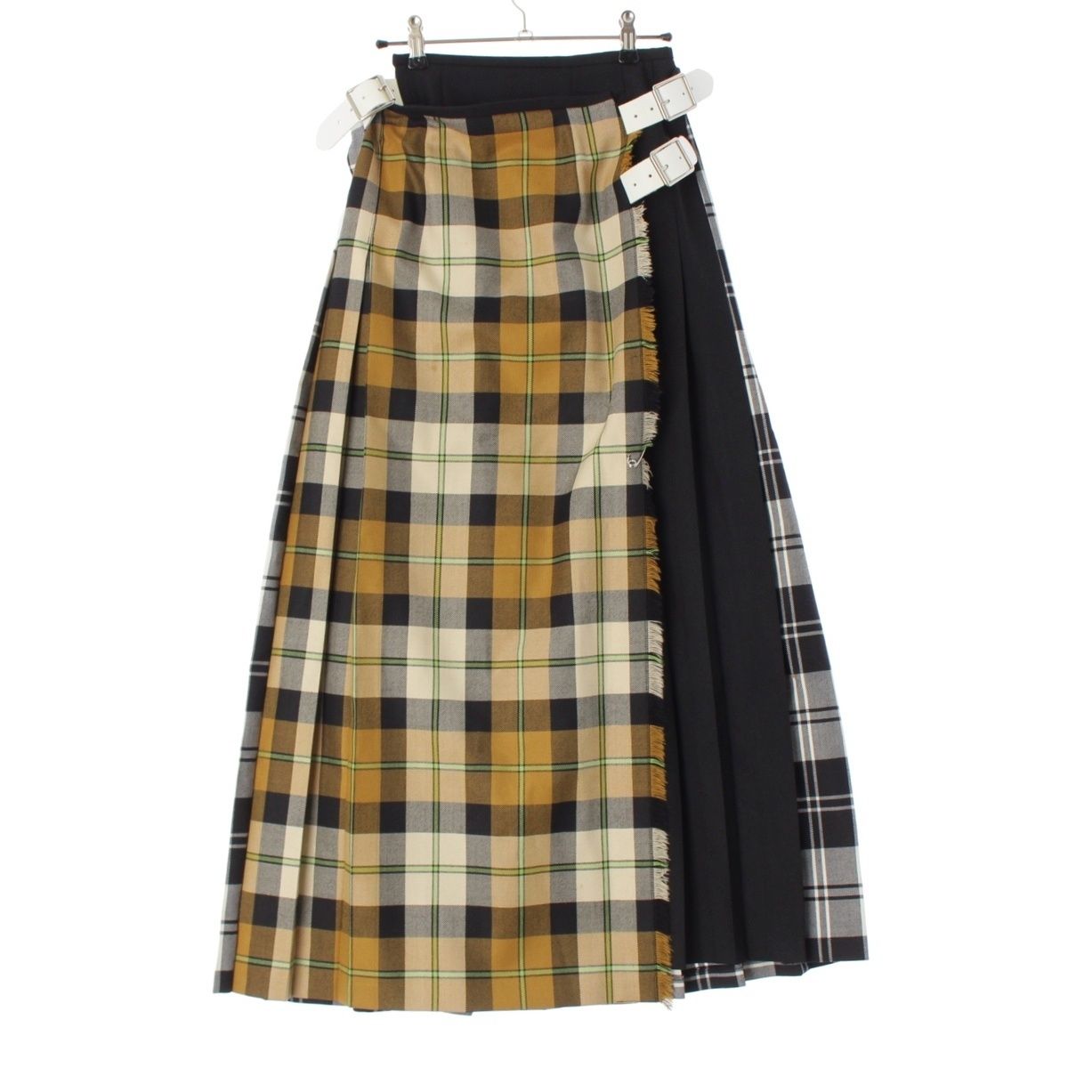 オニールオブダブリン 2021AW ウール チェック ベルテッド ロング