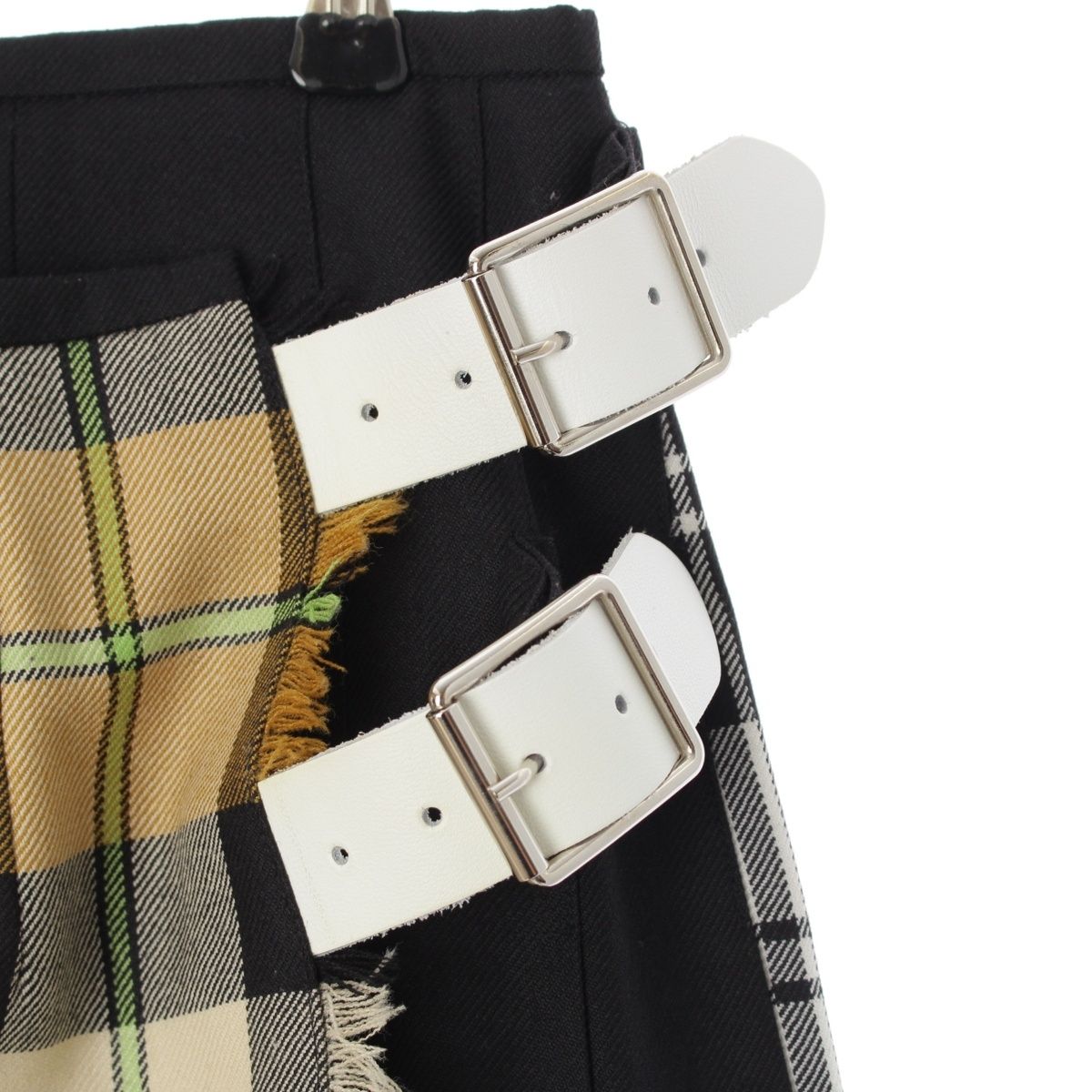 オニールオブダブリン 2021AW ウール チェック ベルテッド ロング