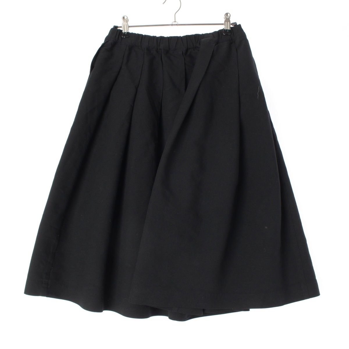コムデギャルソン AD 2014 プリーツ タック ボリューム スカート GO-S 033 ブラック XS