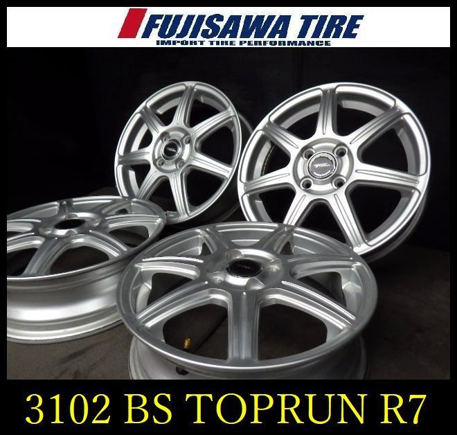 3102 B BS TOPRUN R 7 15 x 4 5 J 4穴 PCD 100 45 4本