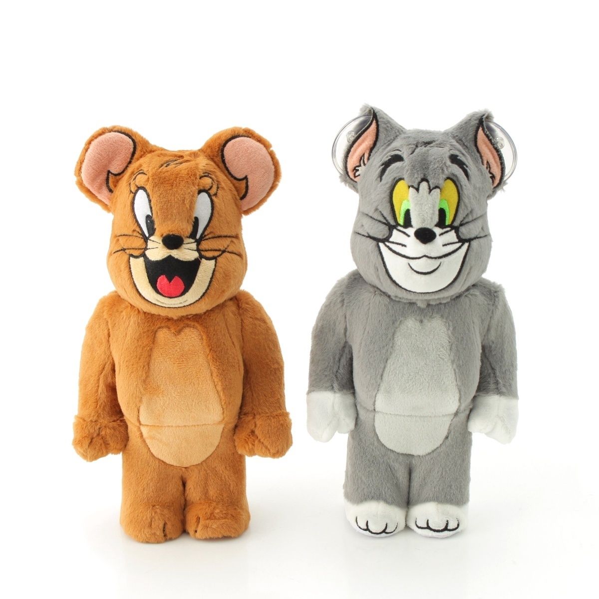 メディコムトイ ベアブリック BE RBRICK 400 トムとジェリー カスタムバージョン ペアセット おもちゃ 玩具 フィギュア ぬいぐるみ グレー ブラウン