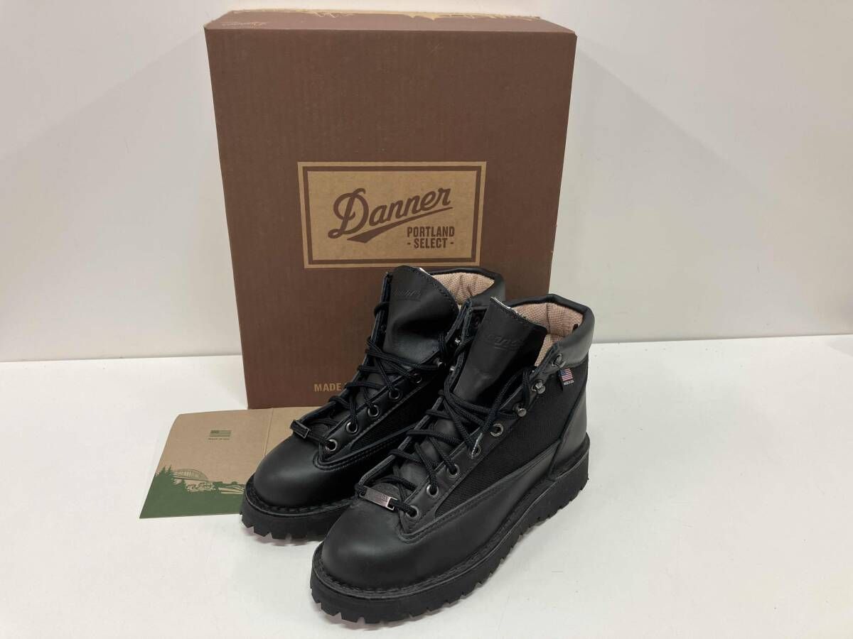 DANNER ダナー シュートブーツ 30466 ダナーライト ブラック US 6 24 0 cm 超 箱あり