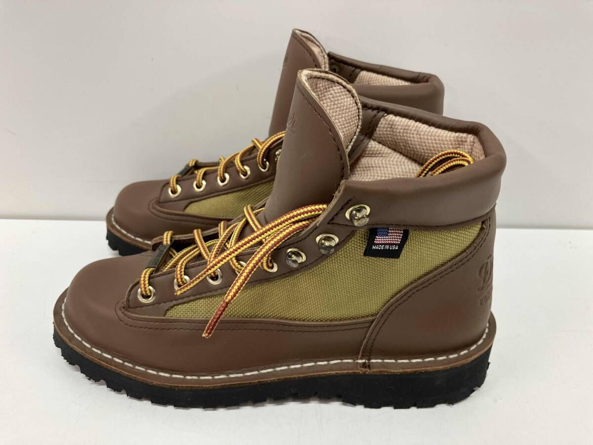DANNER ダナー ショートブーツ ダナーライト 30464 ブラウン ゴアテックス US 5.5 23.5 cm 箱あり