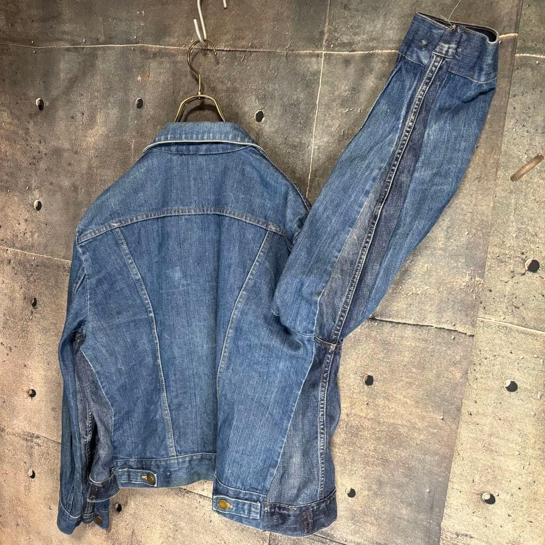 WR Vintage RemakeWideDenimJacketEuro再構築 70〜80s 西ドイツ製 WR