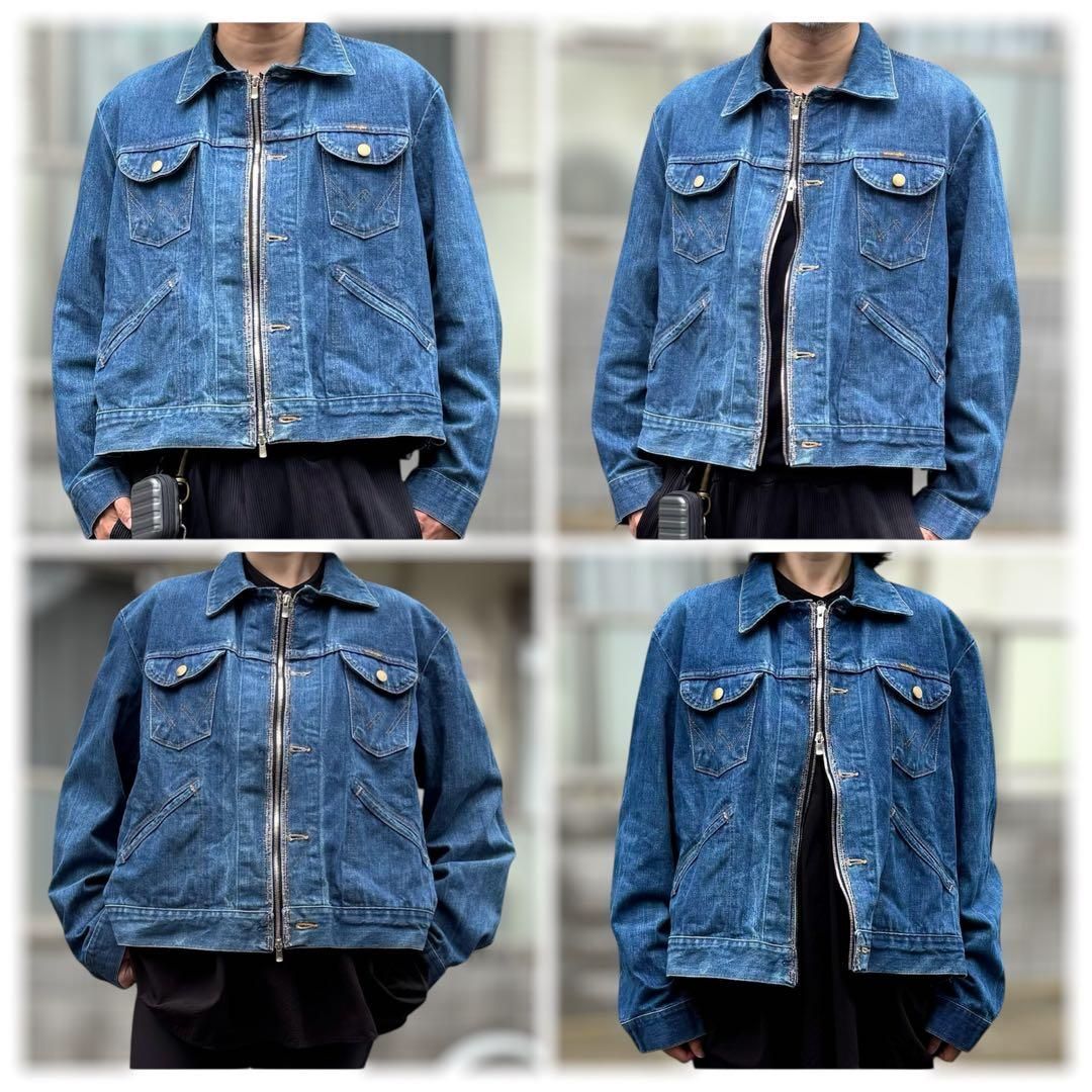 WR Vintage RemakeWideDenimJacketEuro再構築 70〜80s 西ドイツ製 WR