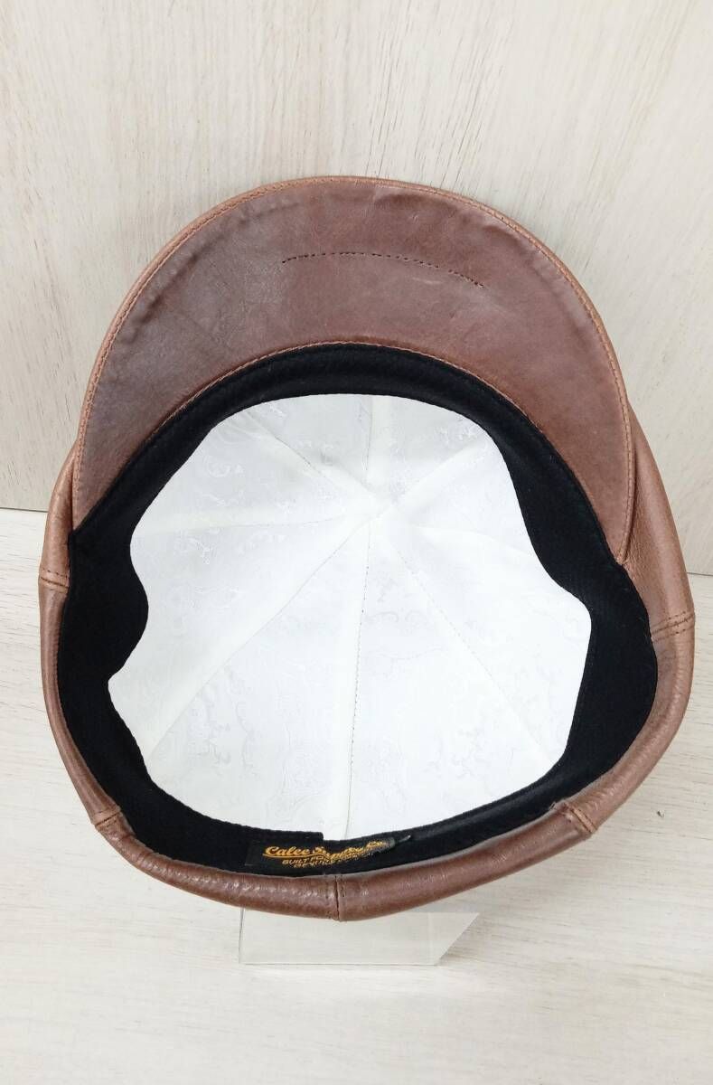 CALEE レザーキャスケット アメカジ ルード CALEE レザーキャスケット