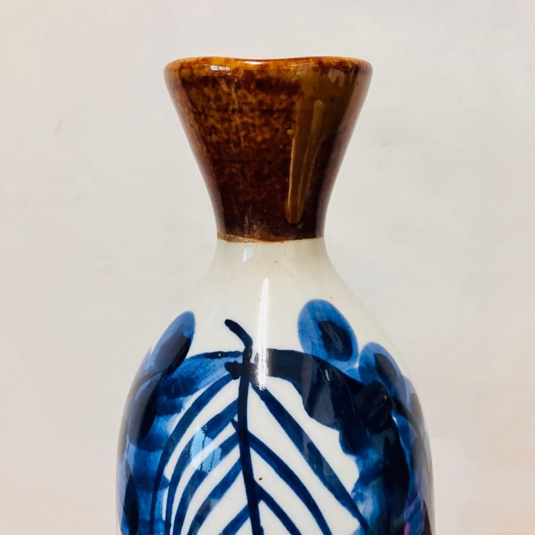 古民藝】瀬戸 呉須絵付 徳利／明治頃／骨董 酒器や花入れに ｜ 雑貨屋