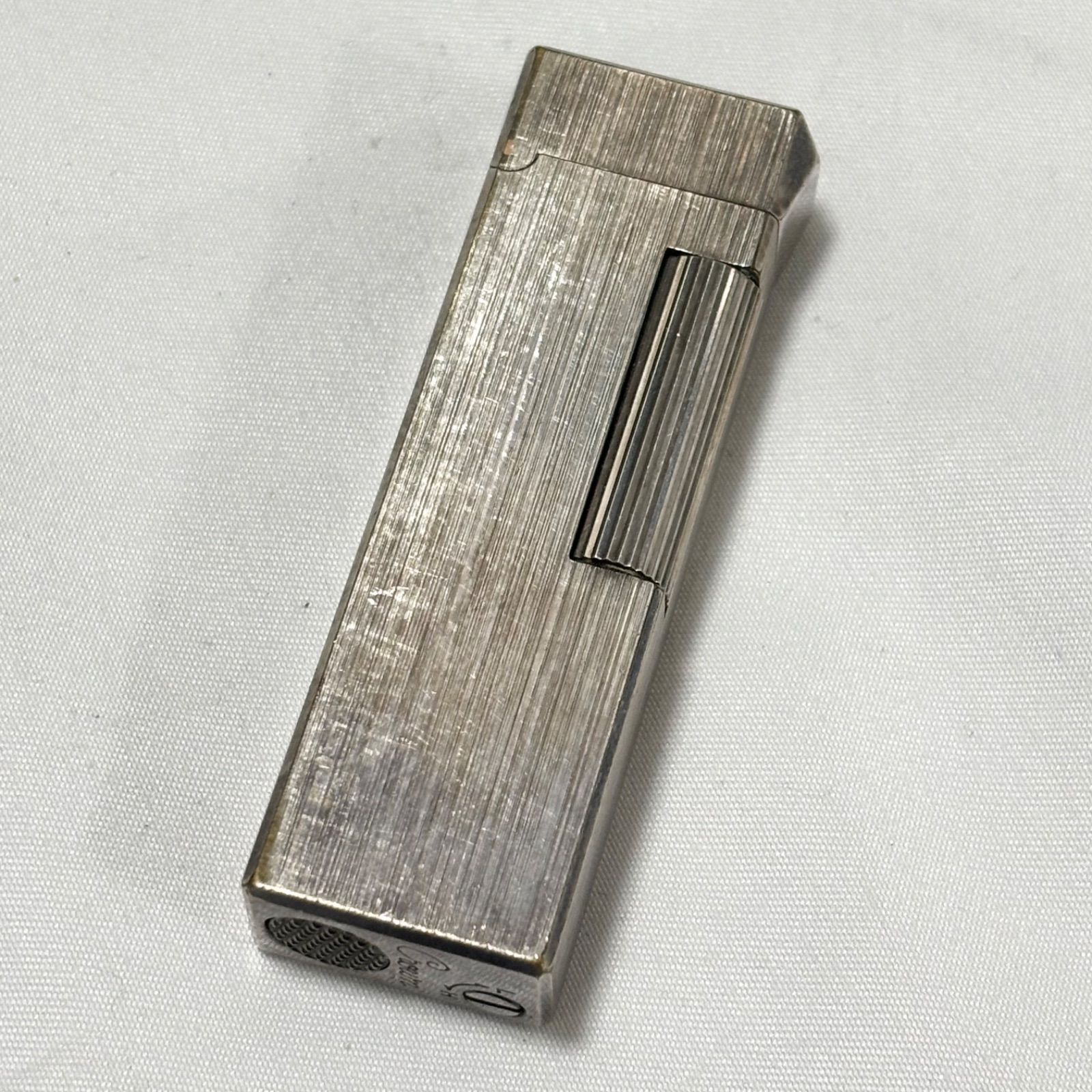 送料無料】CROWN/クラウン/ガスライター/シルバー/中古品/着火未確認