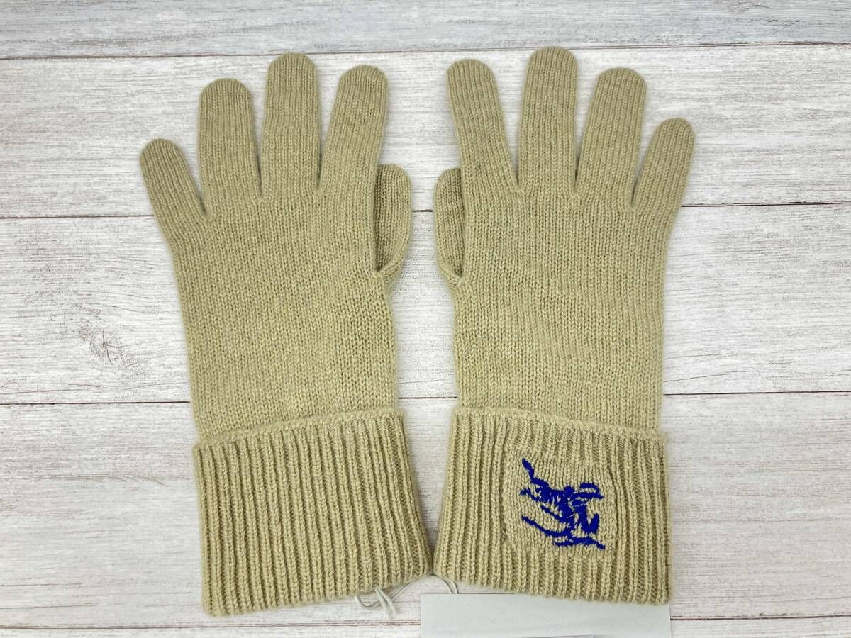 BURBERRY バーバリー 手袋 M|L レディース カシミアブレンド