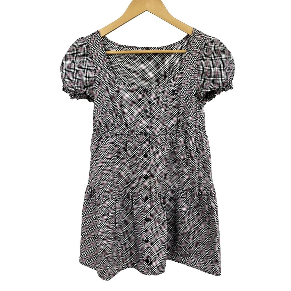 BURBERRY BLUE LABEL トップス チュニック 半袖 38 Burberry Blue Label(バーバリーブルーレーベル) チュニック サイズ38