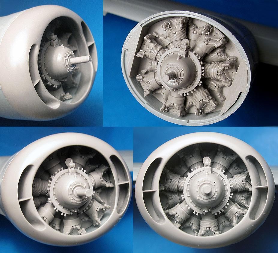 ベクター 1 32 B 24 コレクテッド カウル ＆ エンジン ホビーボス用