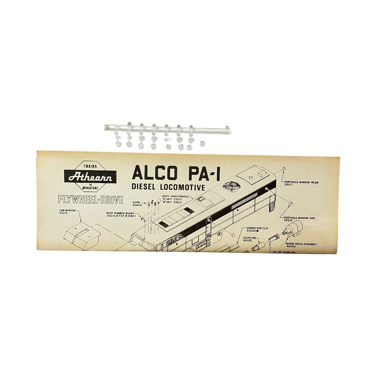 ATHEARN 3308 デラウェア アンド ハドソン鉄道 ALCO PA 1 ディーゼル機関車 HOゲージ 鉄道模型