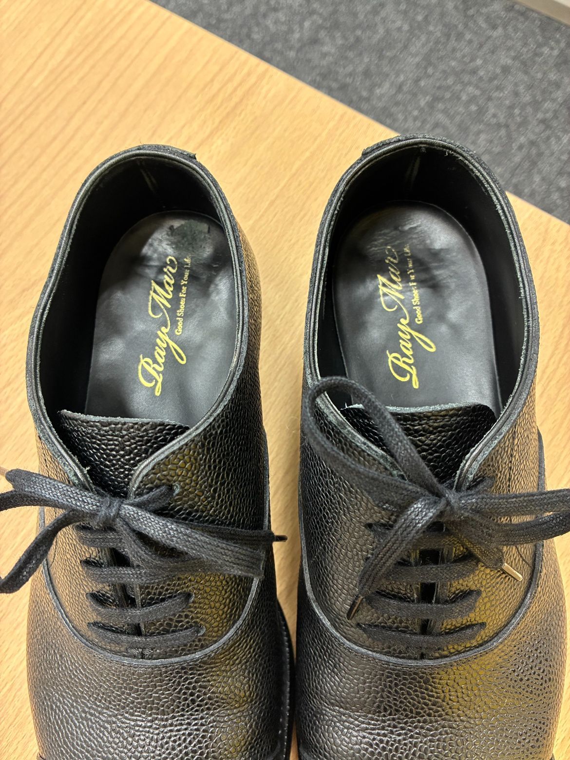 EL6】Raymar レイマー シボ革ストレートチップ レインシリーズ サイズ7