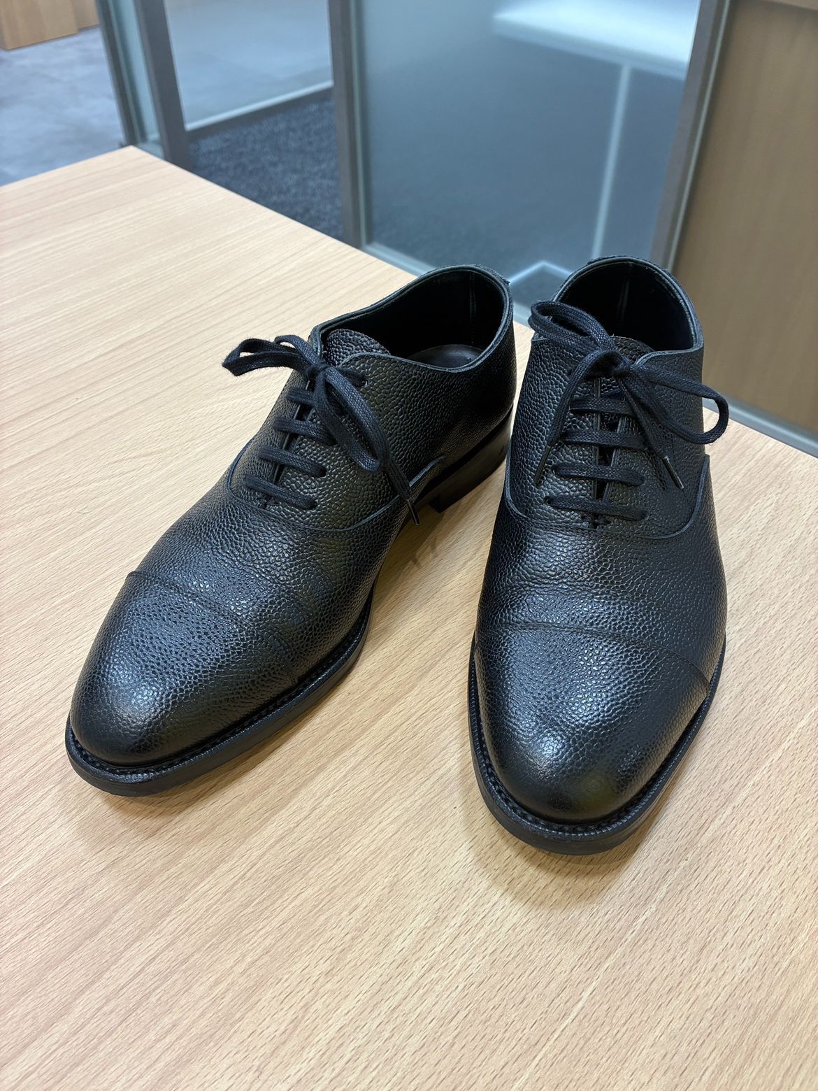 EL6】Raymar レイマー シボ革ストレートチップ レインシリーズ サイズ7