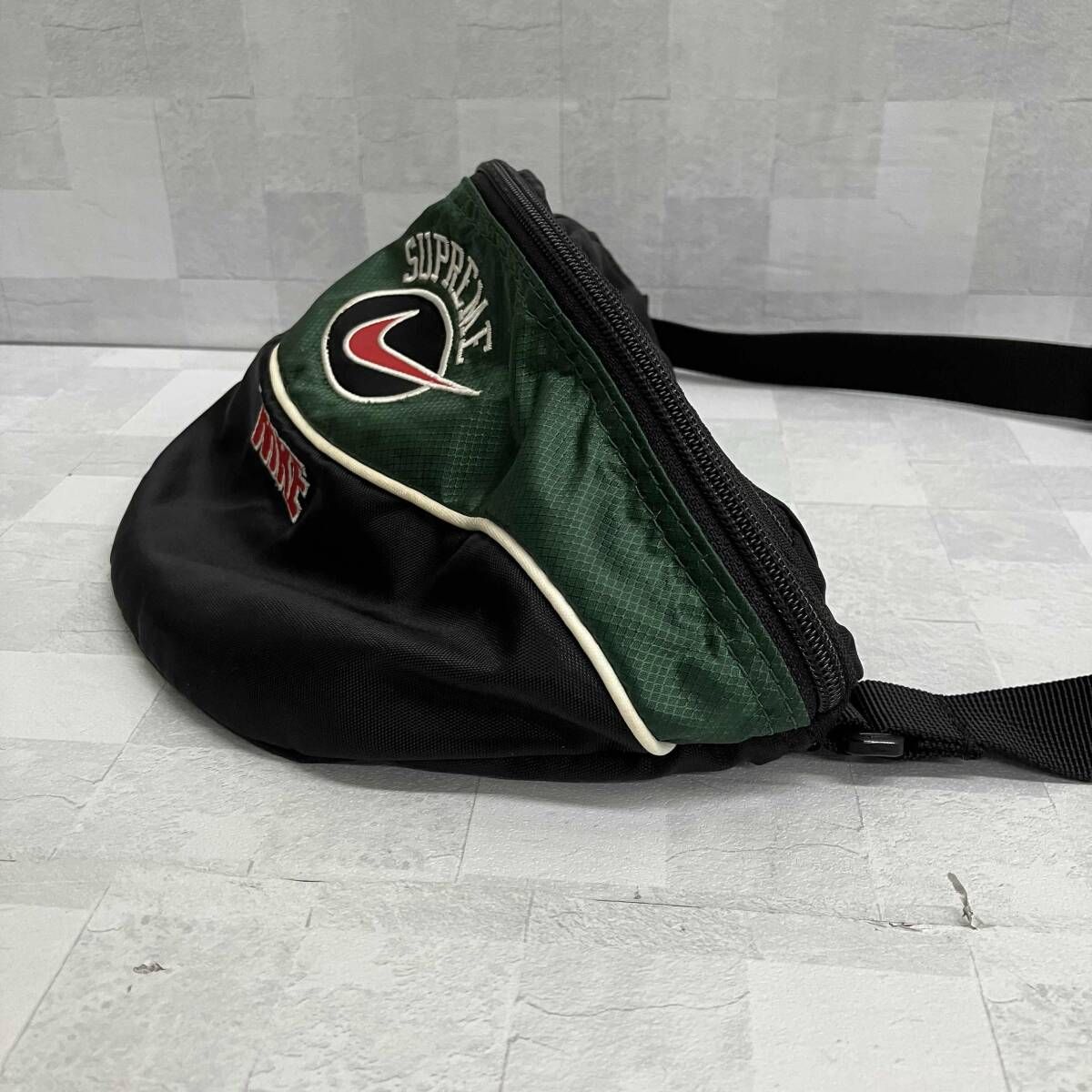 Supreme×NIKE シュプリーム ナイキ ボディバッグ 19SS グリーン