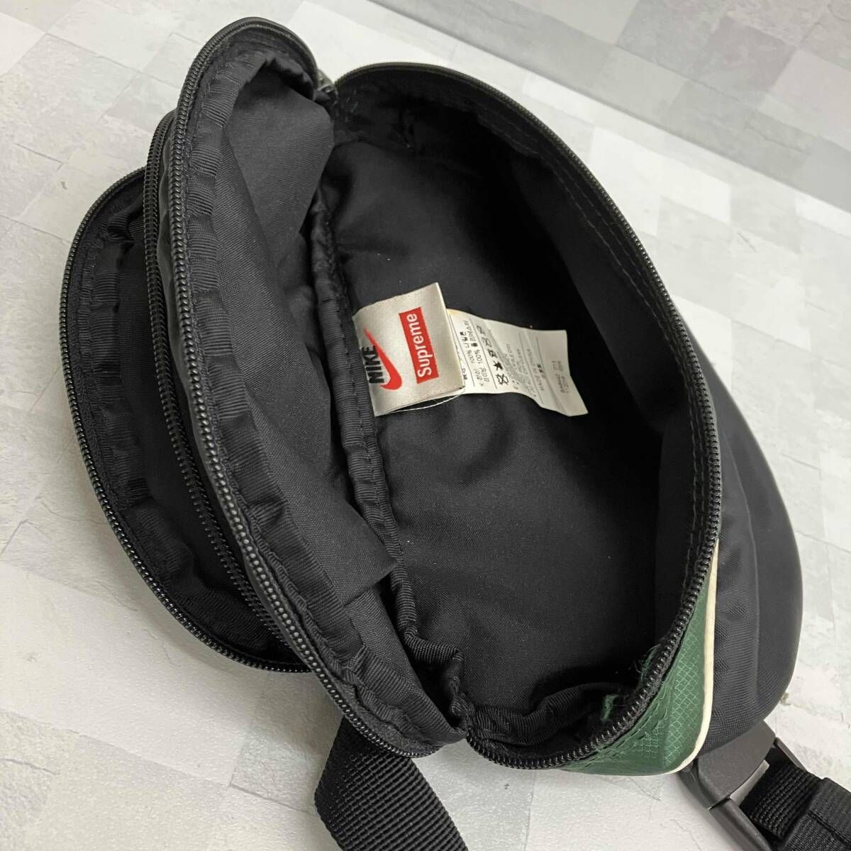 Supreme×NIKE シュプリーム ナイキ ボディバッグ 19SS グリーン