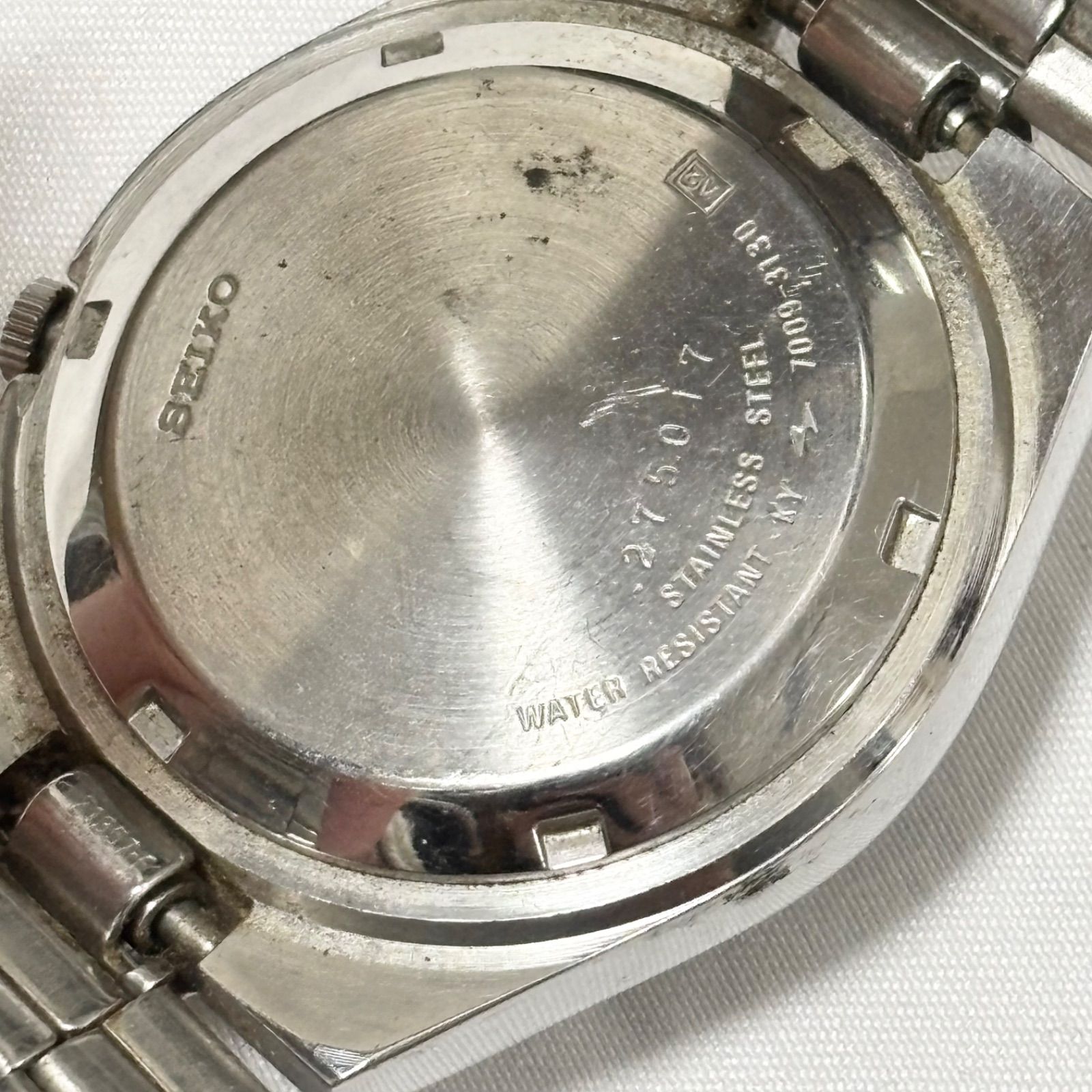送料無料】SEIKO/セイコー5/7009-3130/自動巻き腕時計/シルバー