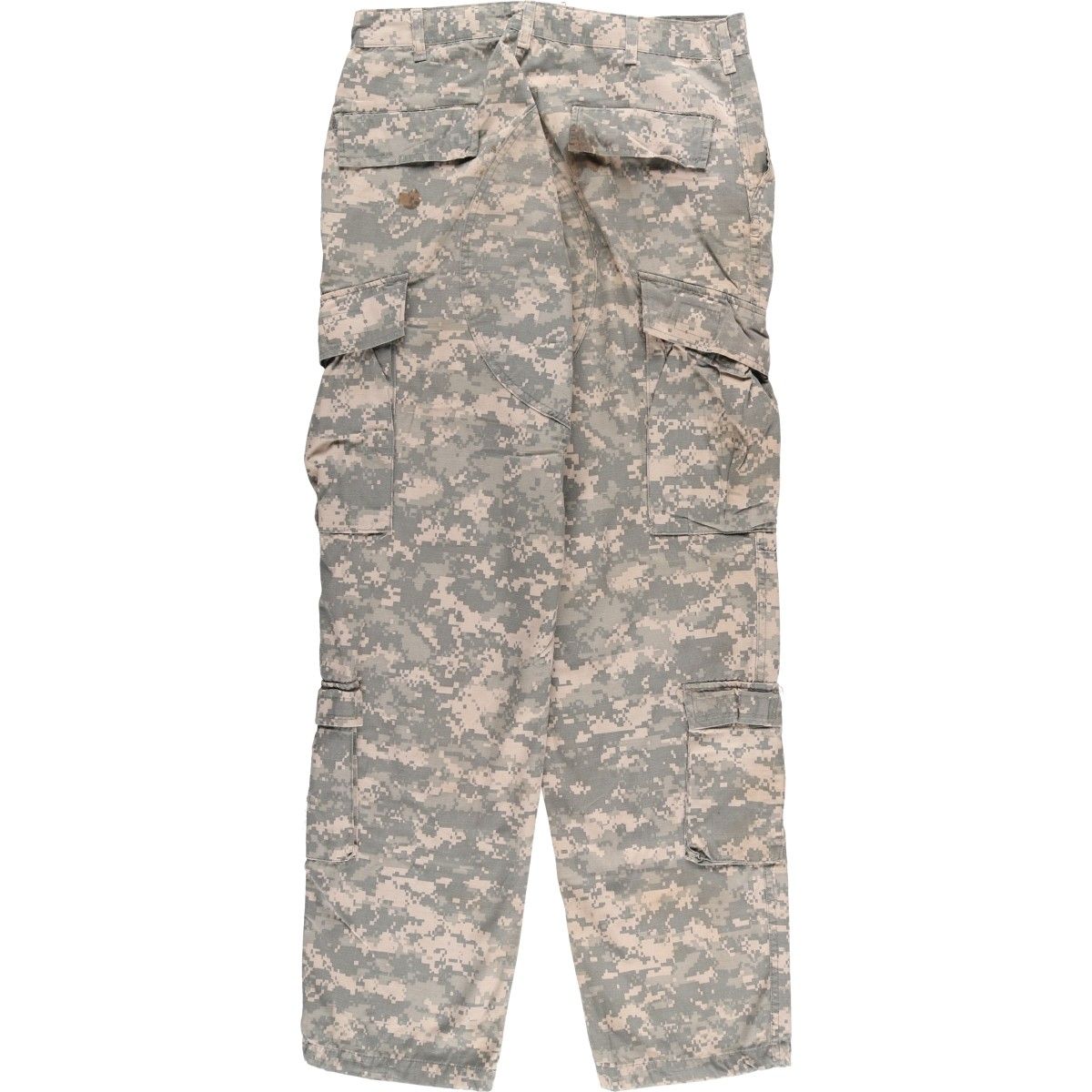 古着 00年代 米軍実品 迷彩柄 ACU デジタルカモ リップストップ ミリタリー カーゴパンツ コンバットパンツ MEDIUM LONG eaa 602325