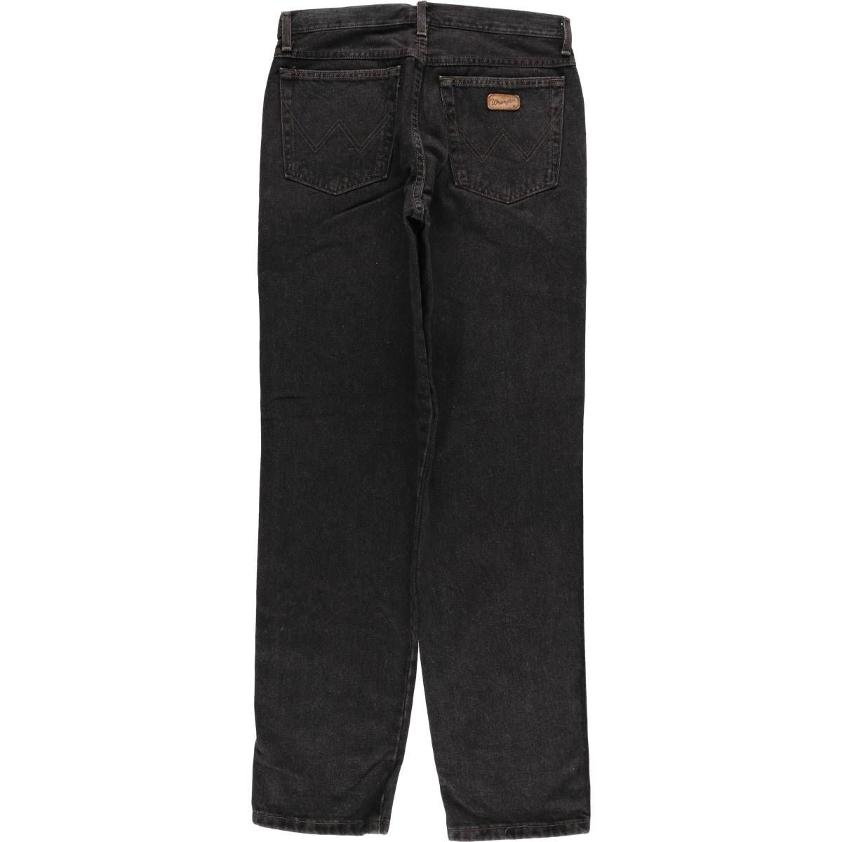 古着 ラングラー Wrangler ブラックデニム テーパードデニムパンツ メンズw 31相当 eaa 417420