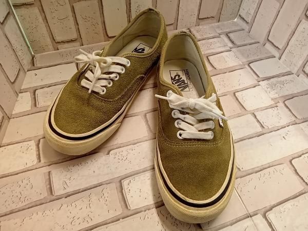VANS バンズ スニーカー authentic アナハイム 44DX オリーブ サイズ