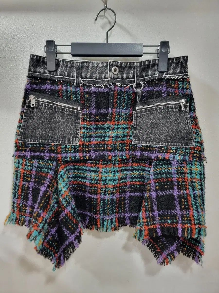 DIESEL ツイード チェック スカート C 759