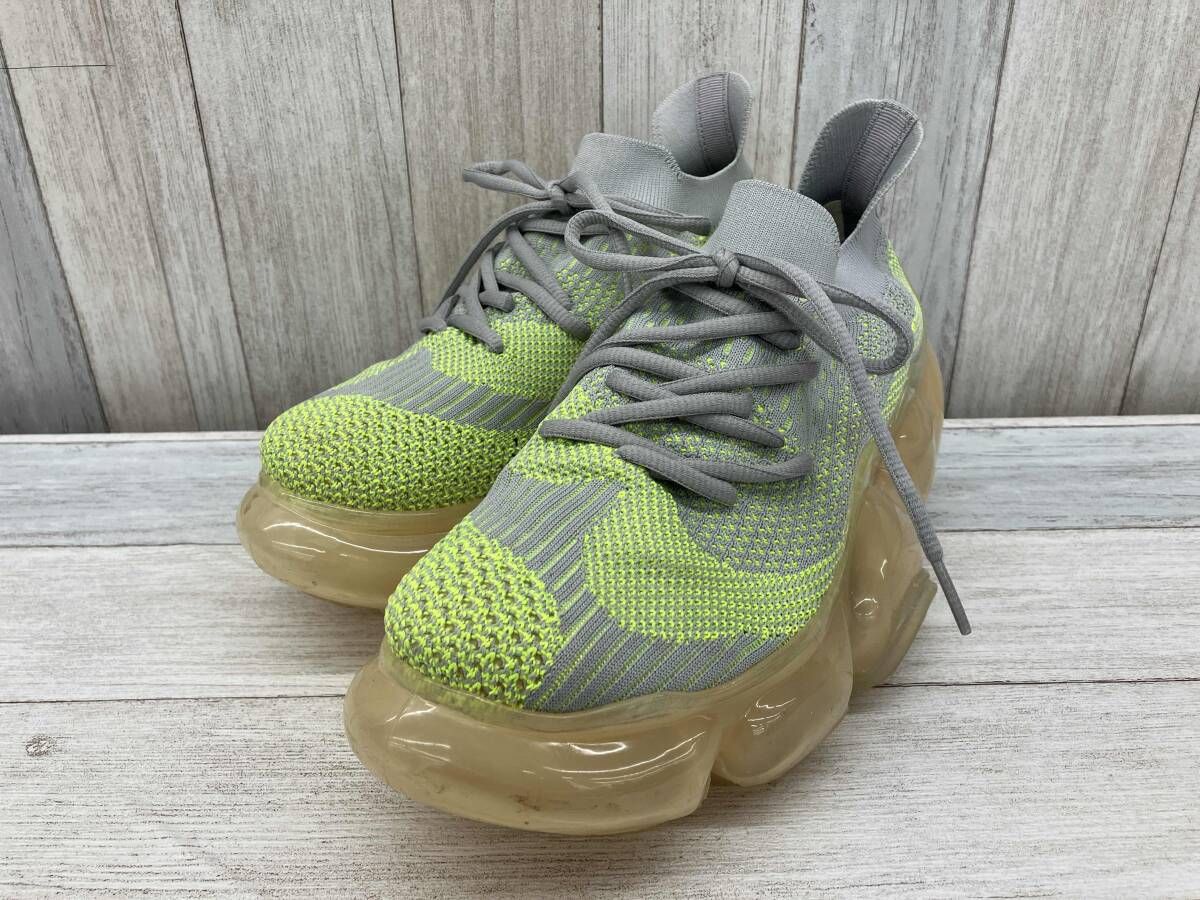 grounds／スニーカー／25cm／メンズ／moopie gray neon - メルカリ