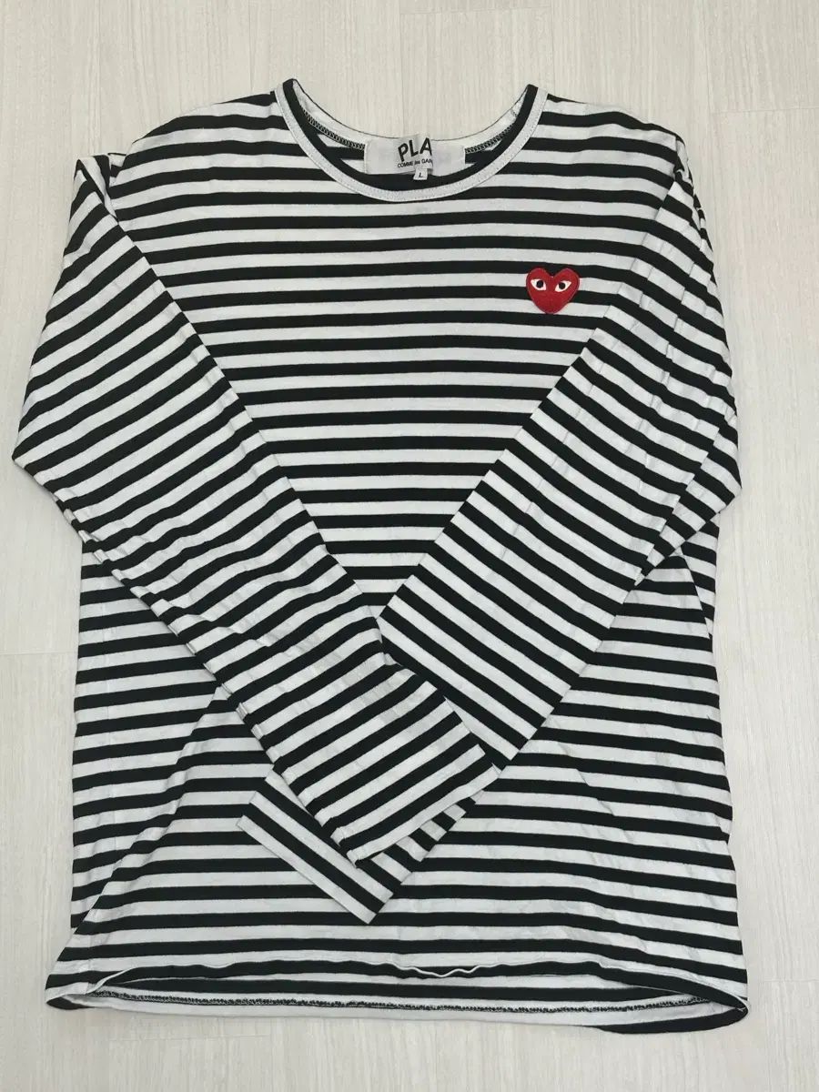 コム・デ・ギャルソン ストライプ 長袖 Tシャツ L - メルカリ