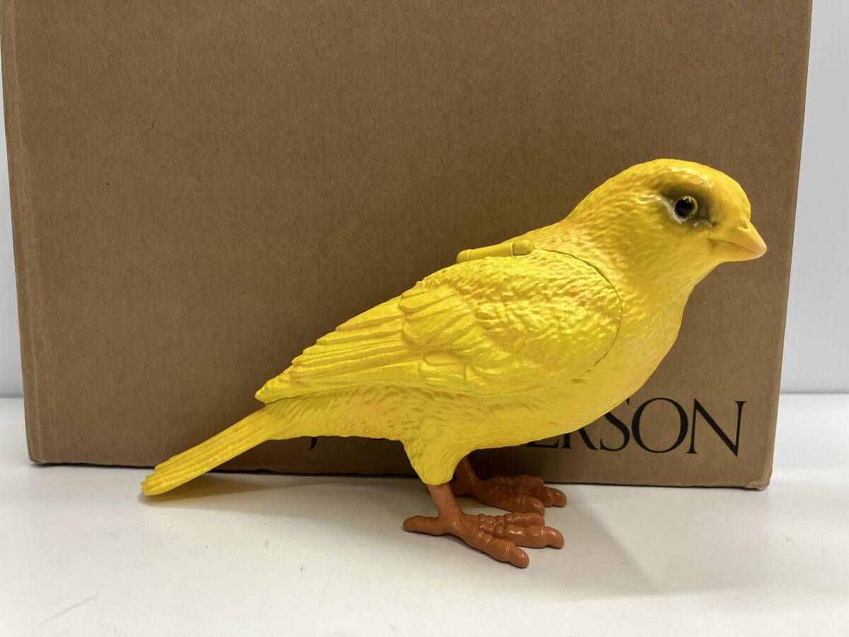 き JW Anderson ジェイダブリューアンダーソン アニマルプリント クラッチバック カナリア イエロー