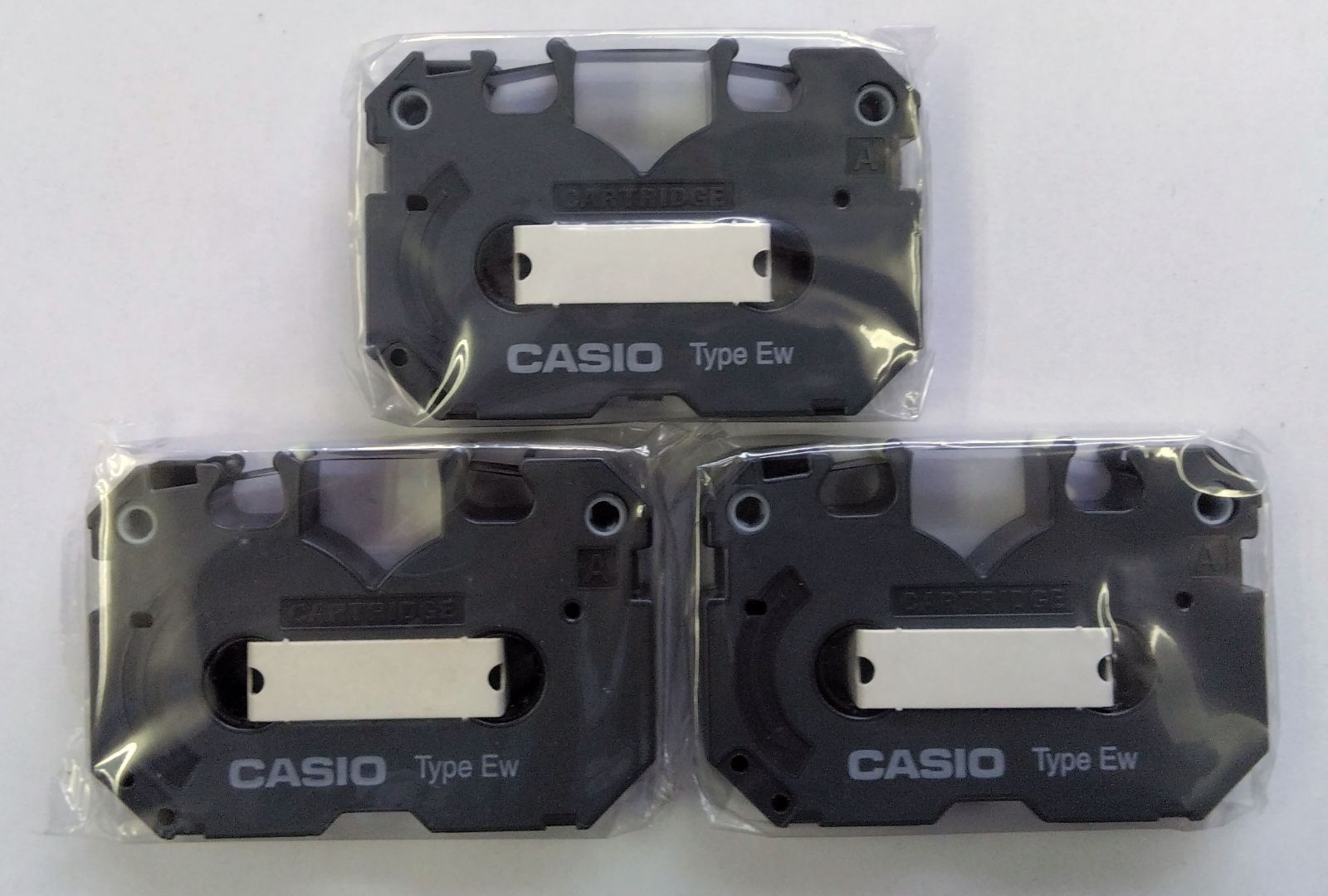 未開封新品 CASIO製ワープロ共通インクリボンカセットTYPE-EW黒 3本