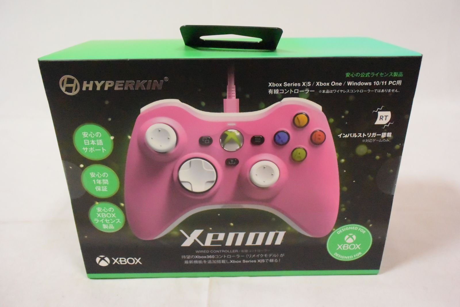 Xbox Hyperkin XENON 有線コントローラー Xbox 360 Controller Remake