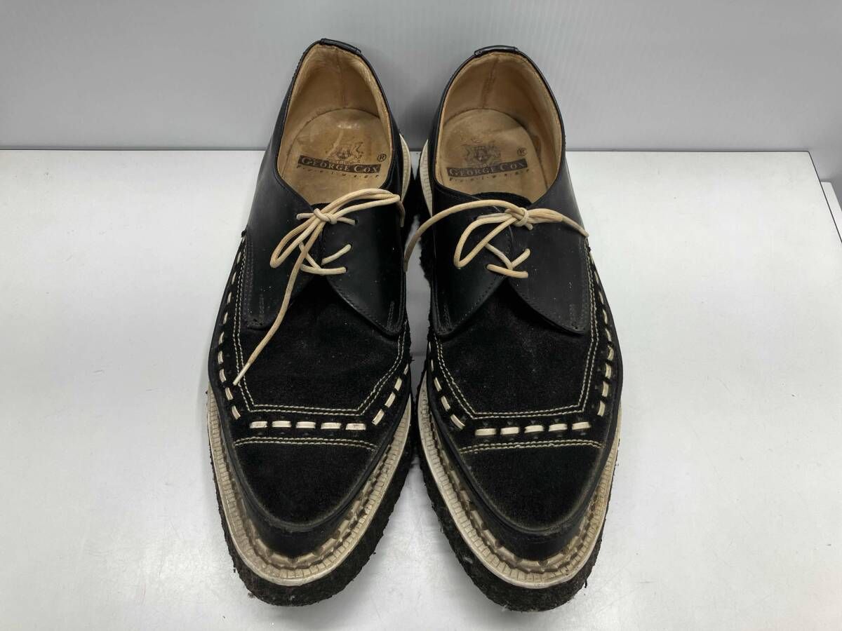 GEORGE COX ジョージコックス 3705 GIBSON ギブソン ブラック サイズ8