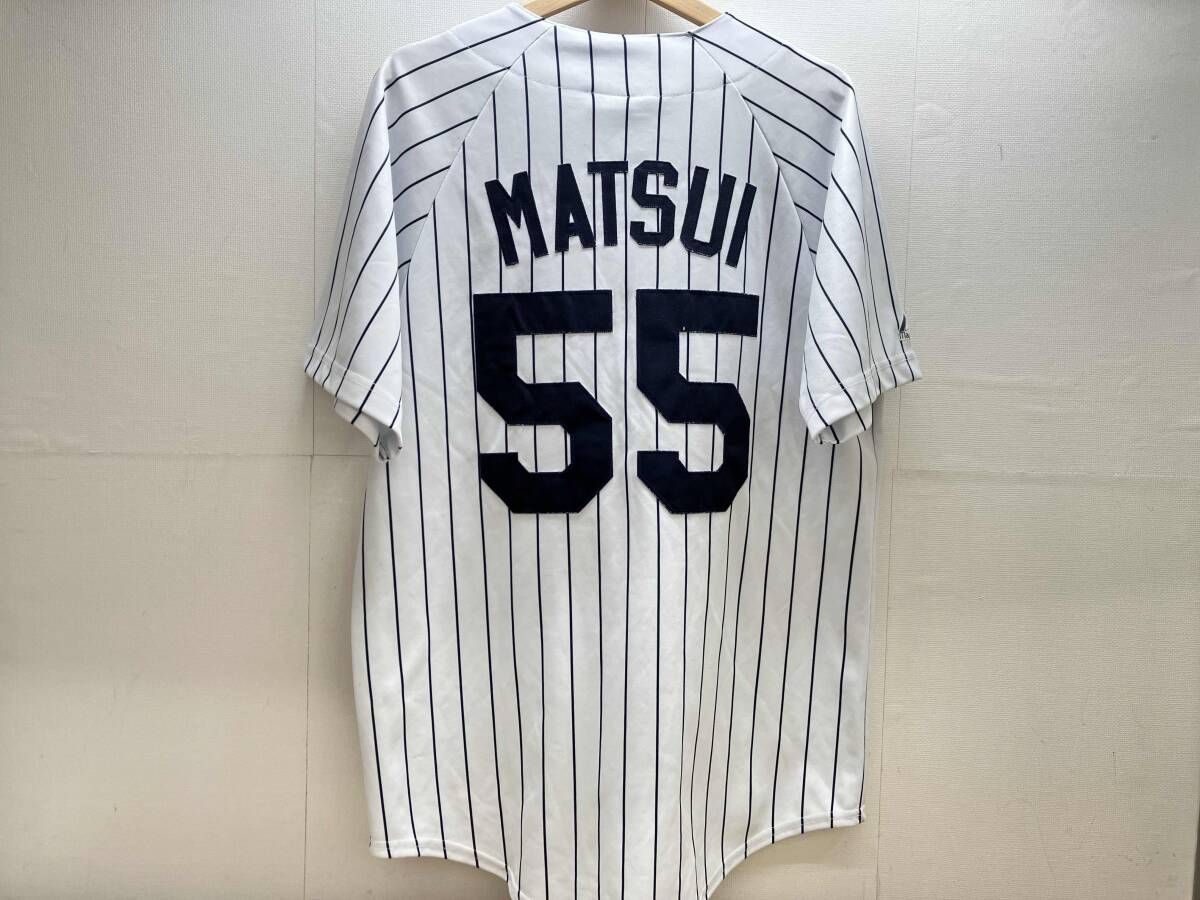 00's majesticニューヨークヤンキース　松井秀喜　ユニフォーム MAJESTC マジェスティック #55 松井秀喜 NEW YORK Yankees