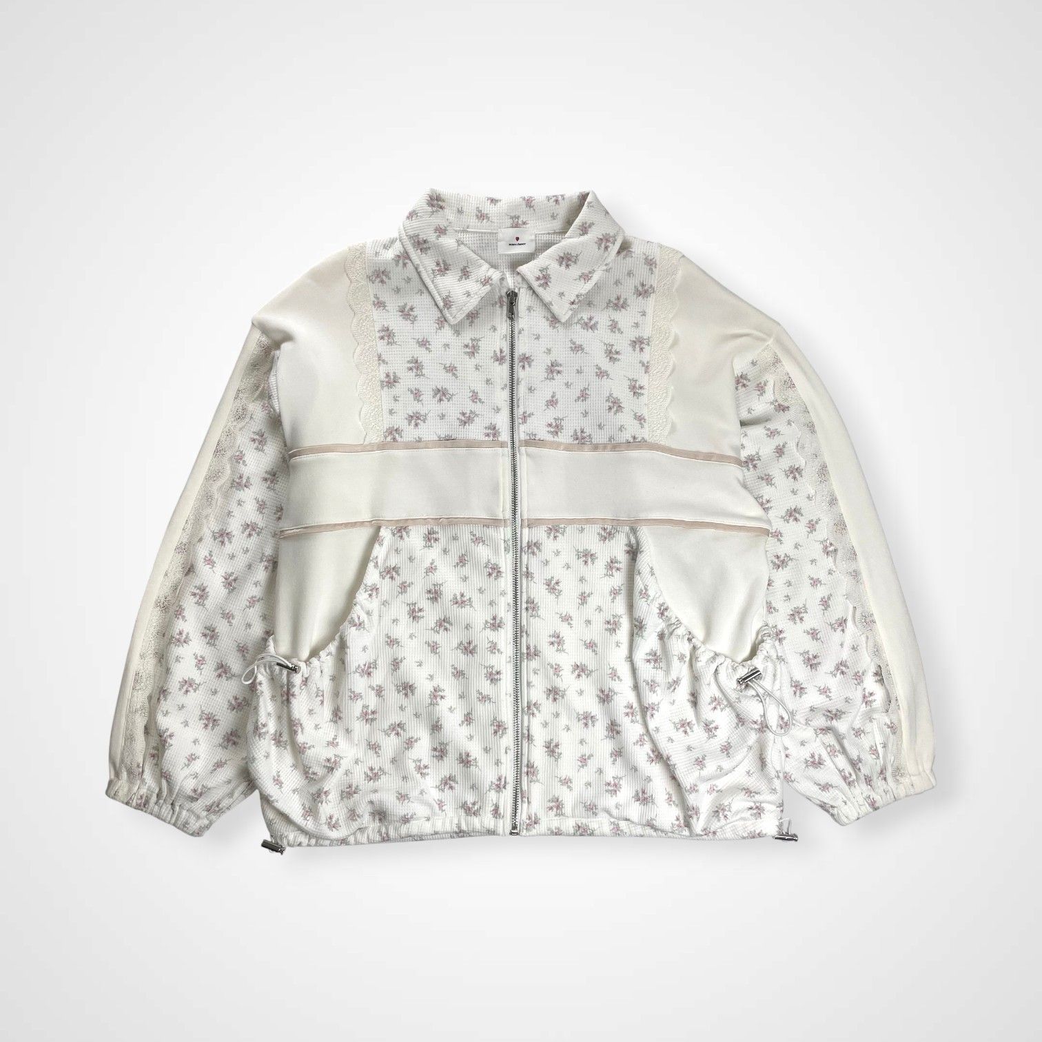 merry jenny メリージェニー / floralコンビトラックジャケット 極美品