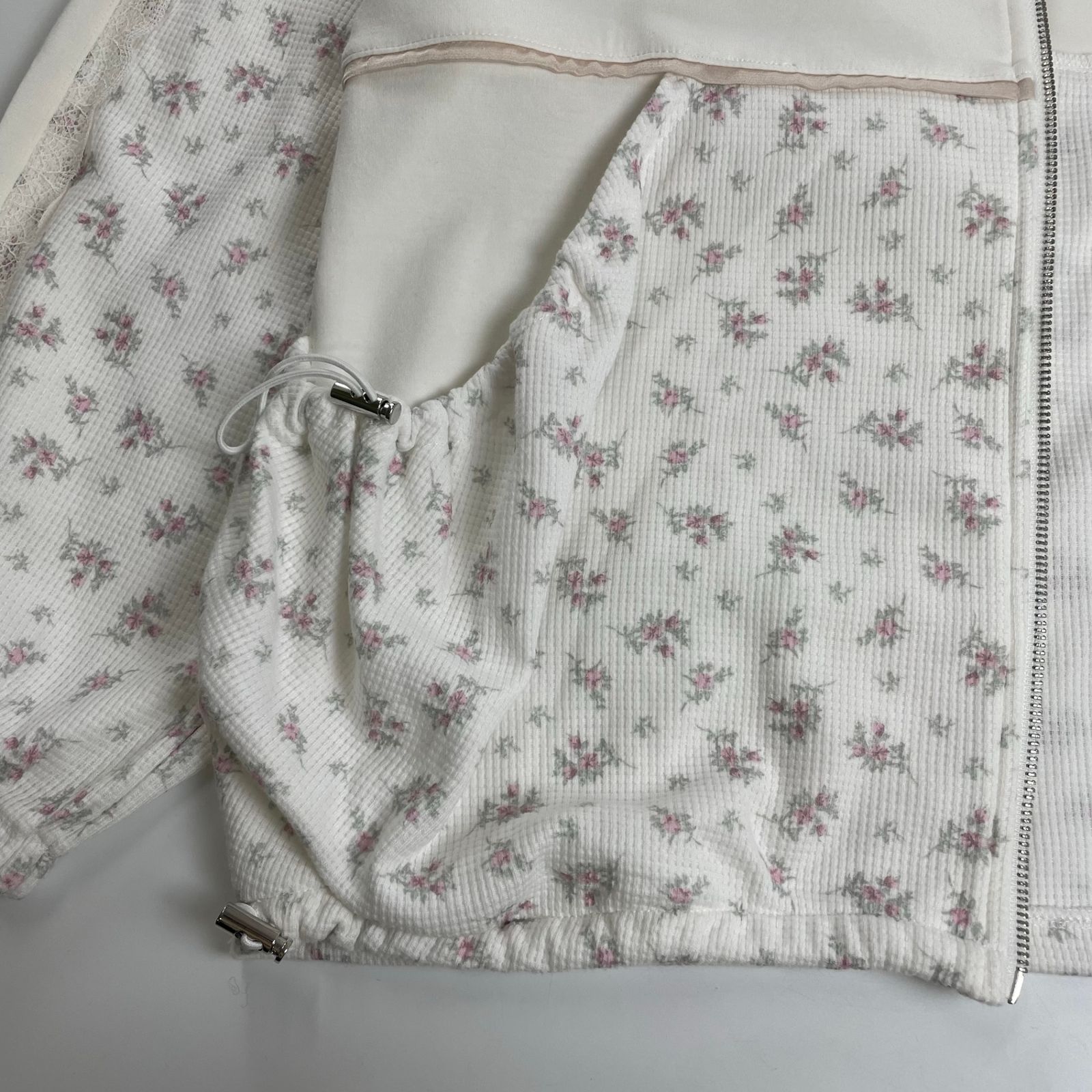 merry jenny メリージェニー / floralコンビトラックジャケット 極美品