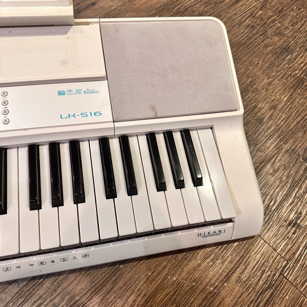 Casio LK-516 Keyboard キーボード カシオ 単三電池駆動 - メルカリ