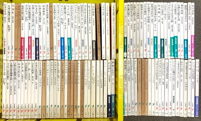 岩波新書関係 まとめて100冊以上 日本の年金 サンタクロースの大旅行 自由と国家 インドで考えたこと 他