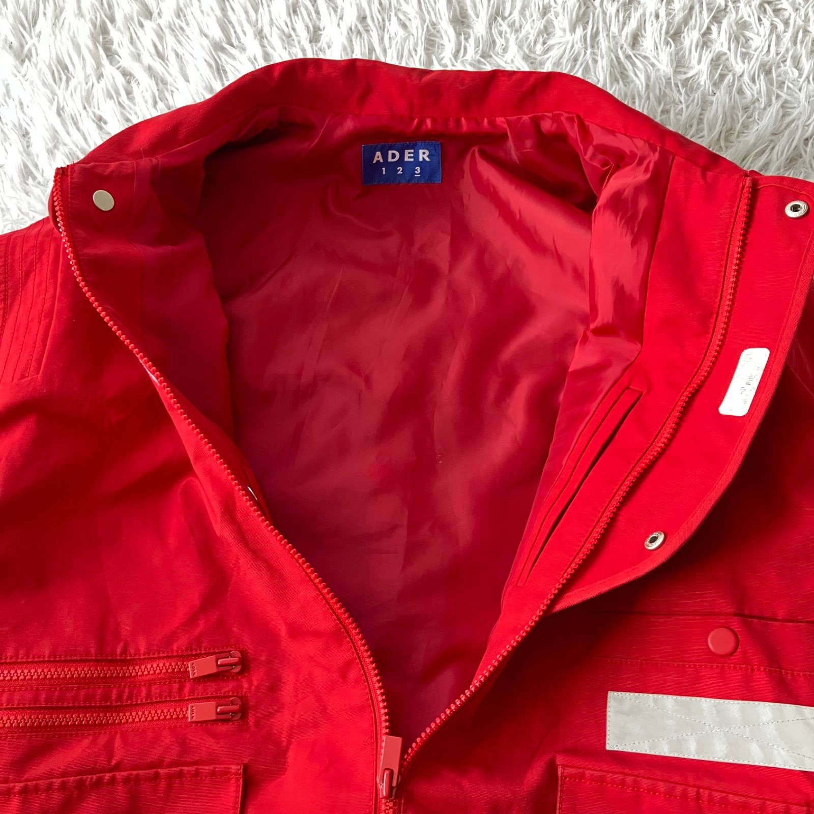 Ader error アーダーエラー カーゴジャケット 古着 ジャケット レッド
