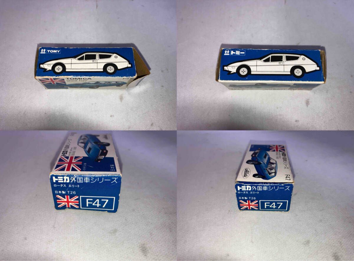 トミカ F47 ロータス エリート 青メタリック シート:赤 1HGoホイール